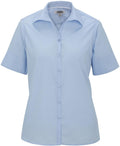 Edwards Ladies Lightweight Short Sleeve Poplin Blouse