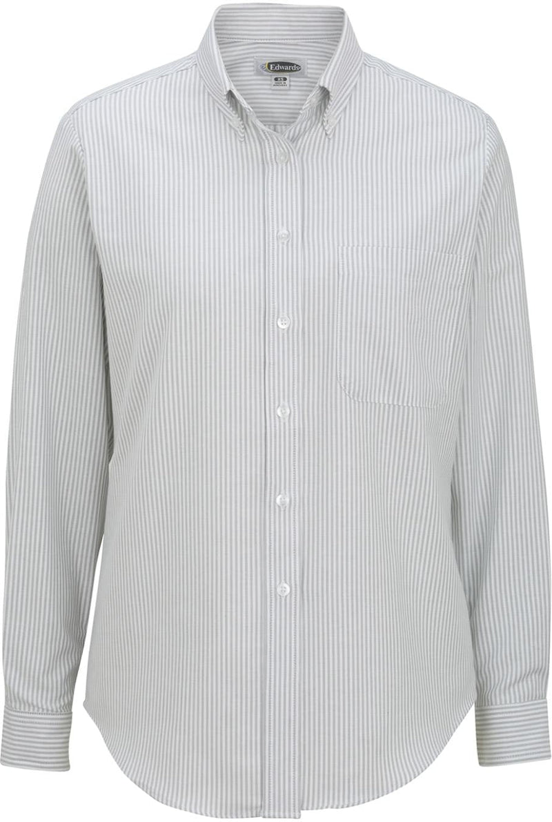 Edwards Ladies Long Sleeve Oxford Shirt