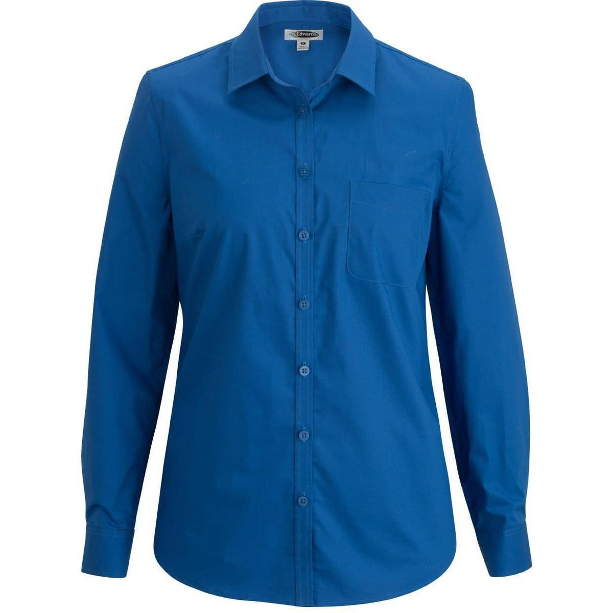 no-logo Edwards Ladies Long Sleeve Stretch Poplin Blouse
