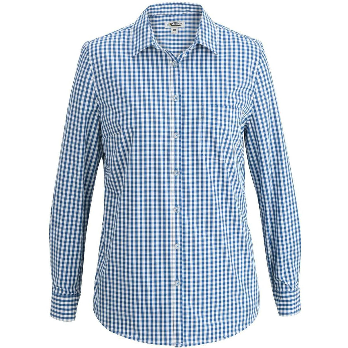 no-logo Edwards Ladies Long Sleeve Stretch Poplin Blouse