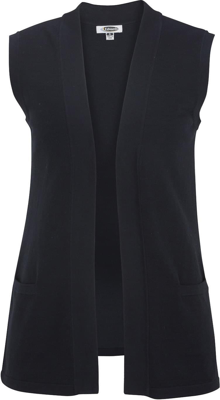 Edwards Ladies Open Cardigan Sweater Vest