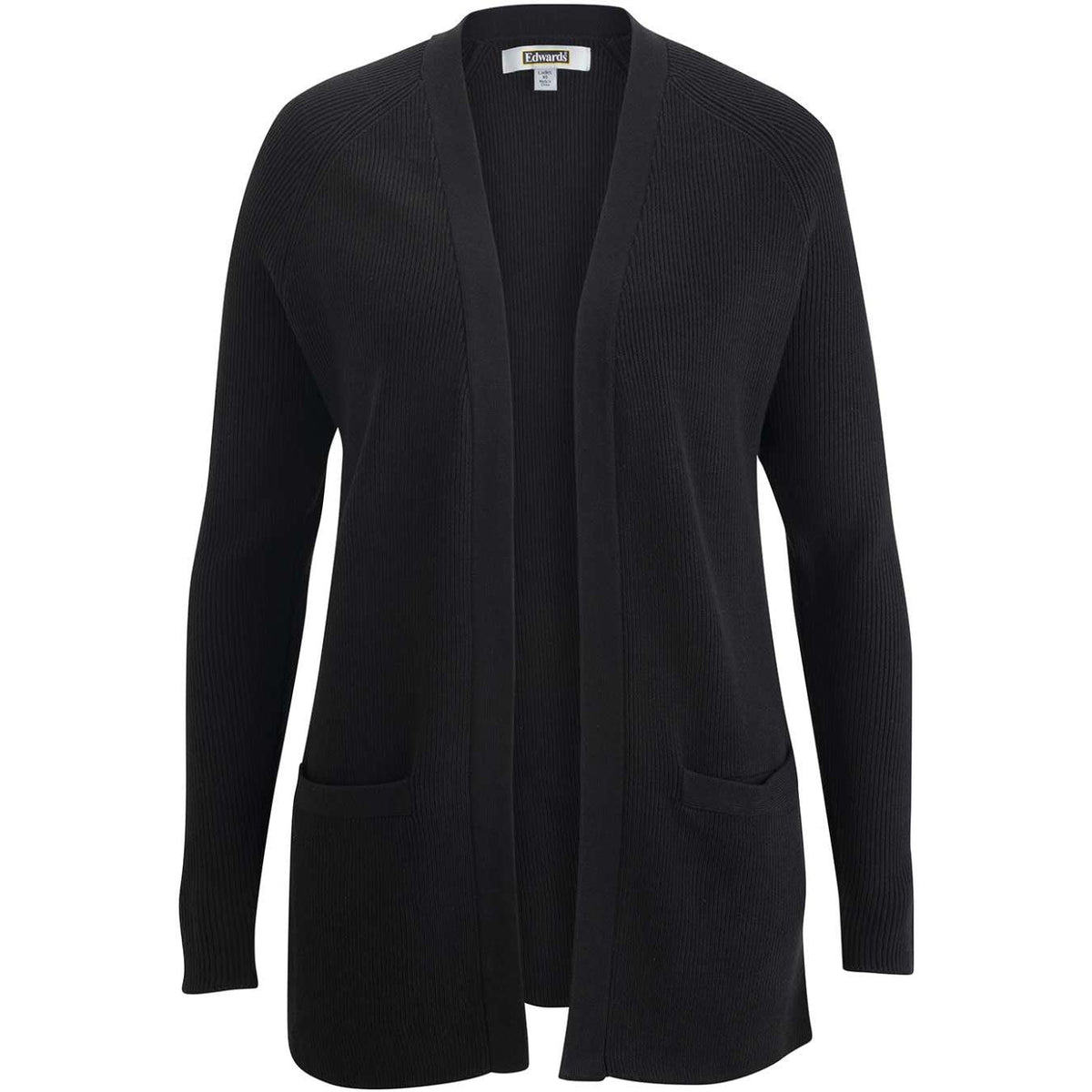 logo-left Edwards Ladies Open Front Tunic Cardigan