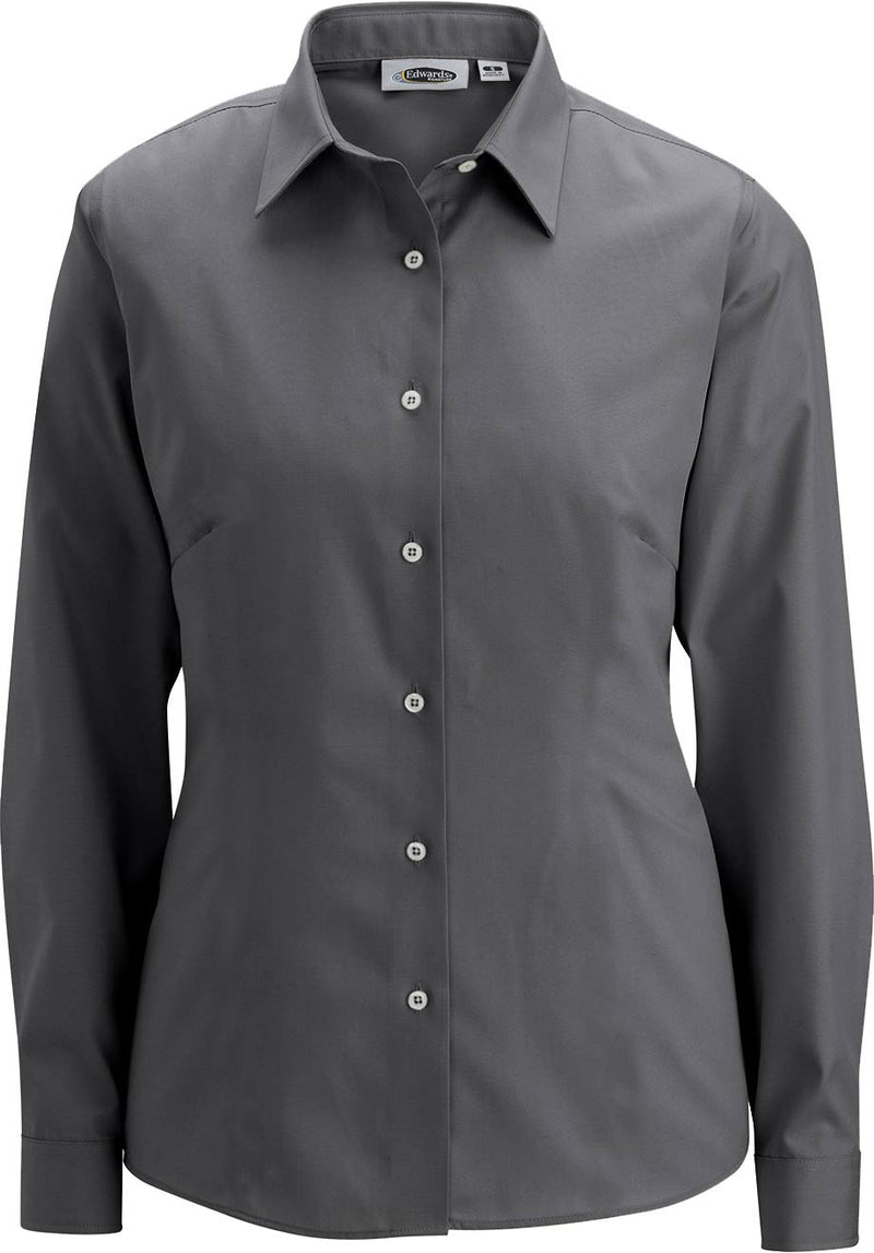 Edwards Ladies Oxford Wrinkle Free Shirt