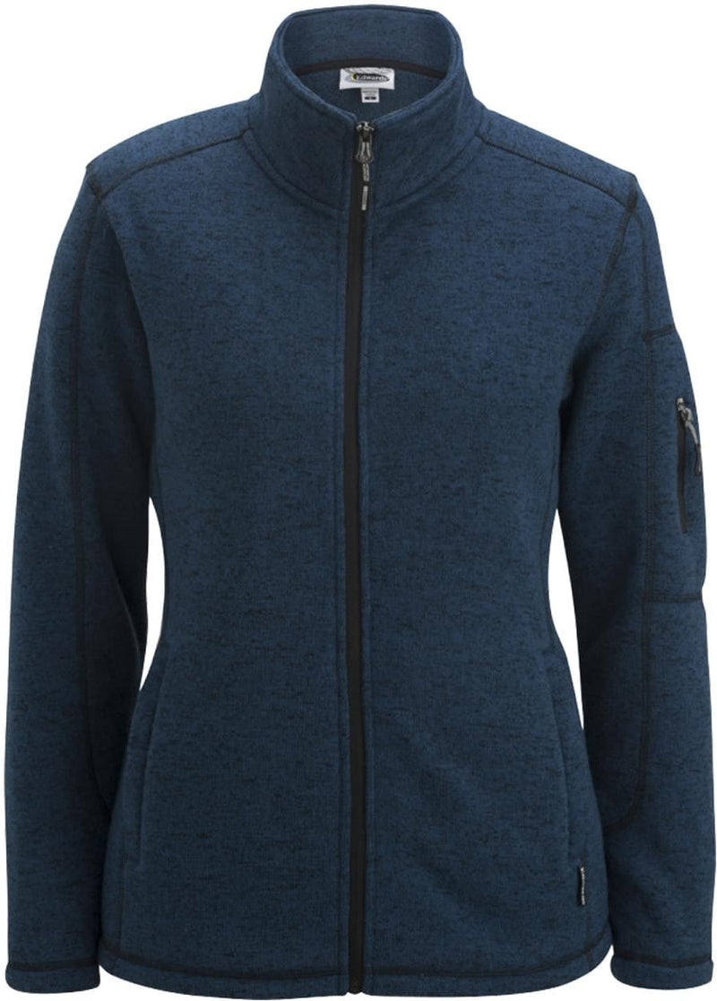 Edwards Ladies Sweater Knit Fleece Jacket