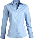 Edwards Ladies Tailored V Neck Stretch Blouse Long Sleeve