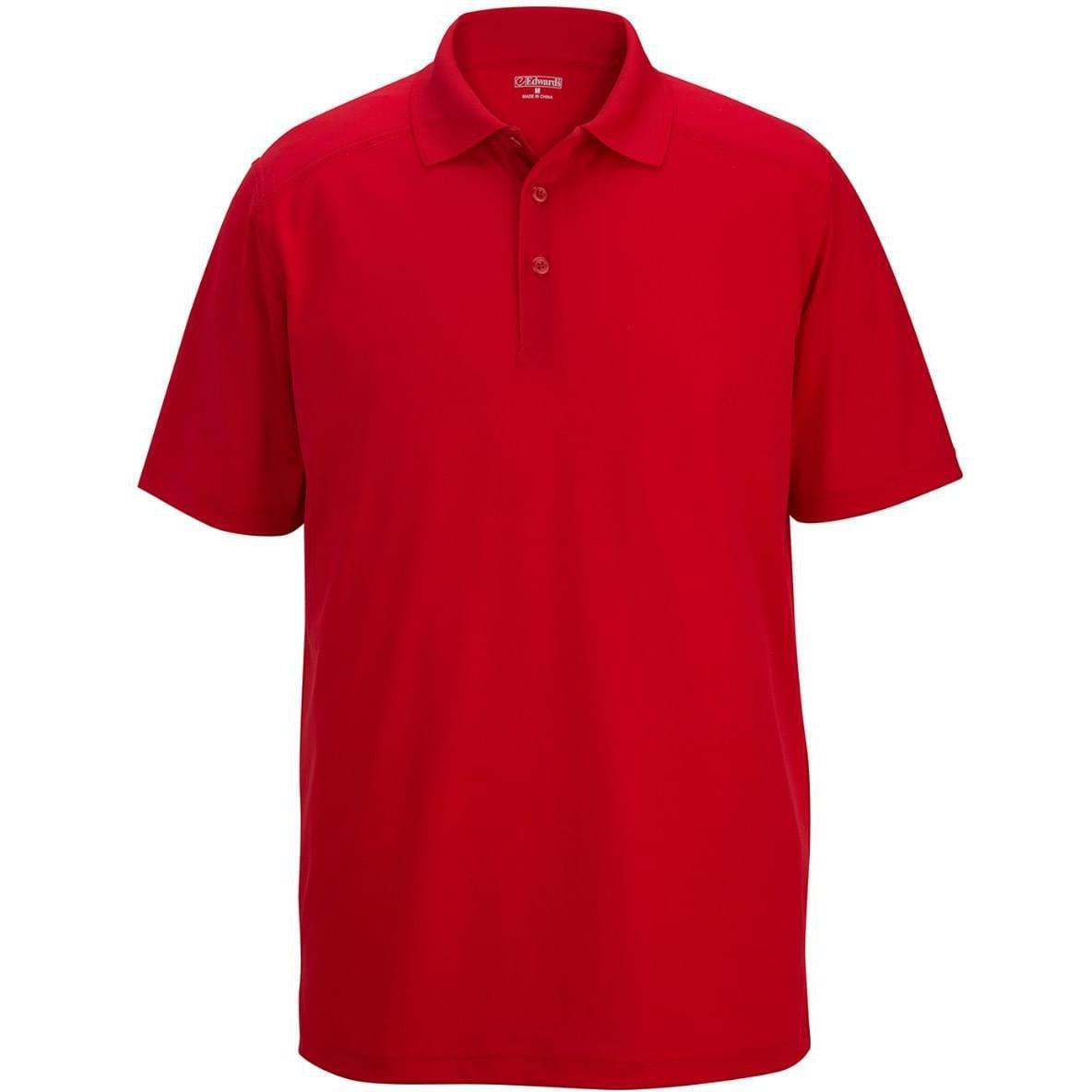 no-logo Edwards Lightweight Snag Proof Polo-Men's Polos-Edwards-Red-S-Thread Logic