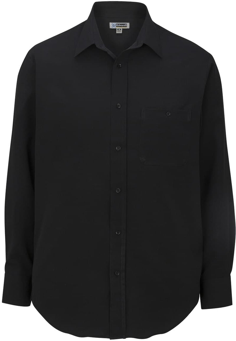 OUTLET-Edwards Long Sleeve Bastiste Cafe Shirt