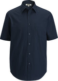 Edwards Mens Essential Broadcloth Shirt Short Sleeve