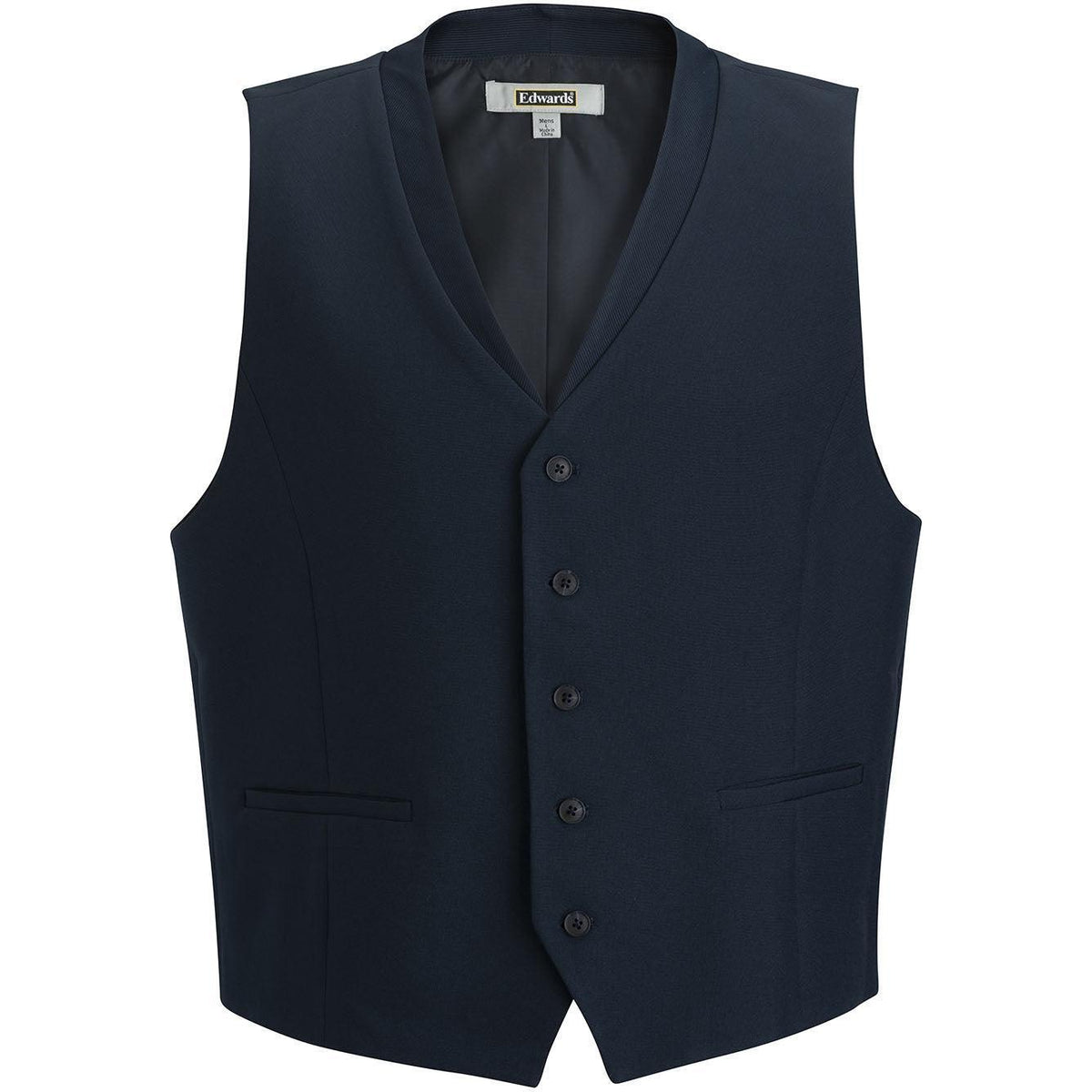no-logo Edwards Mens Ottoman Trim Vest