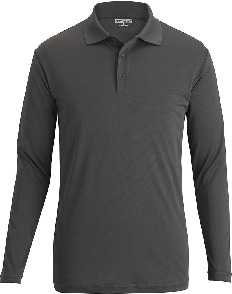 Edwards Mini Pique Snag Proof Long Sleeve Polo