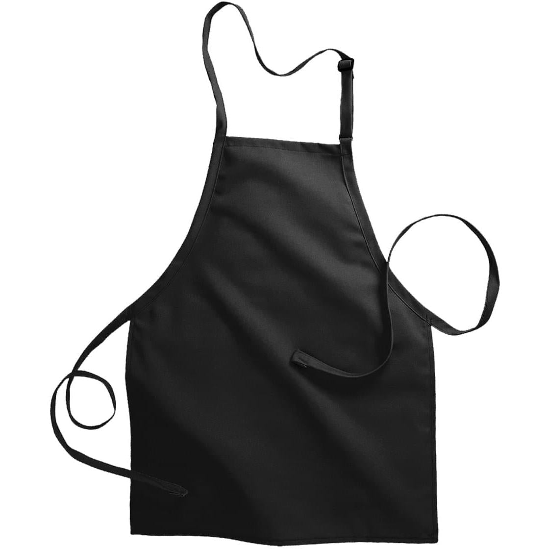 no-logo Edwards No Pocket Bib Apron-APRONS-Edwards-Black-1 Size-Thread Logic