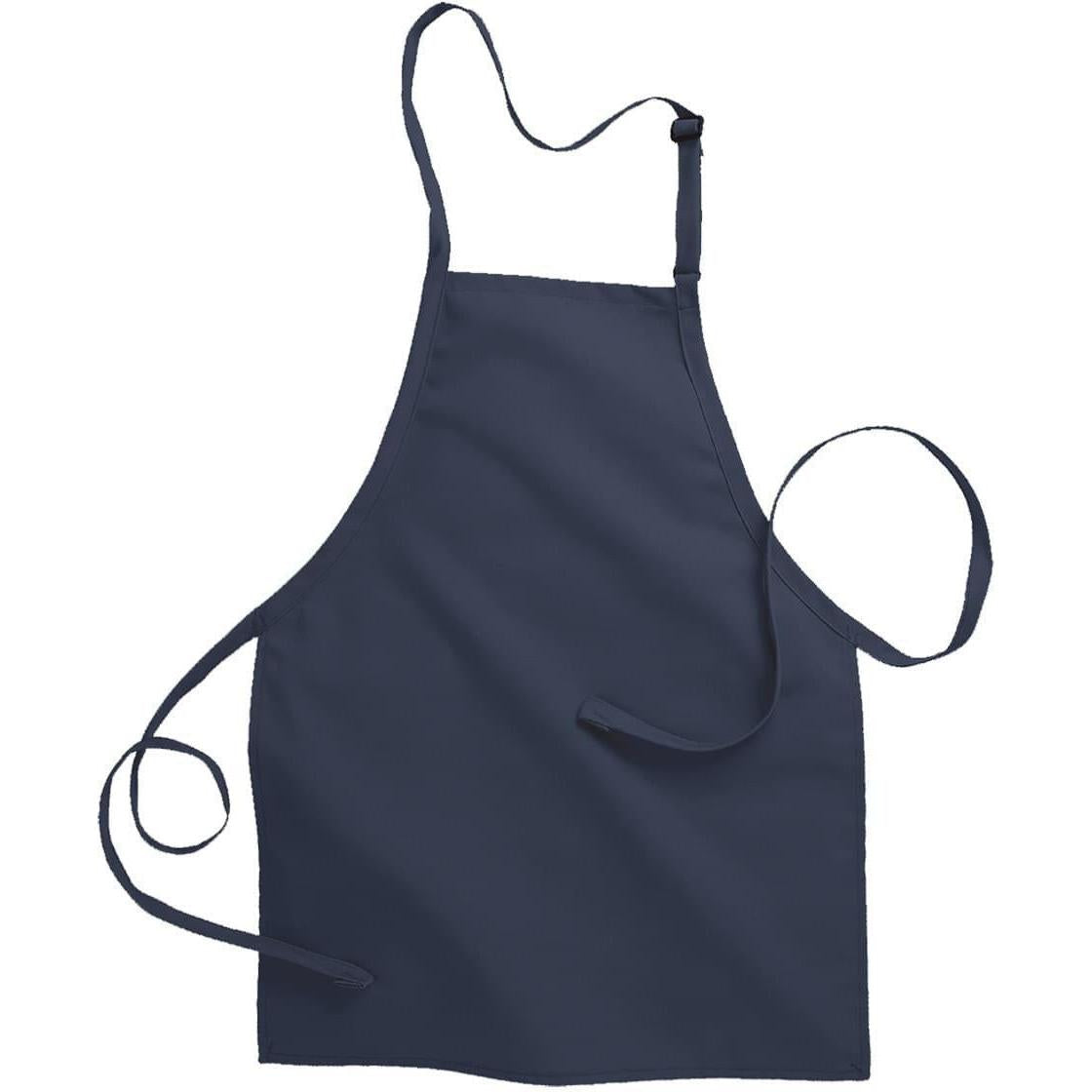 no-logo Edwards No Pocket Bib Apron-APRONS-Edwards-Navy-1 Size-Thread Logic