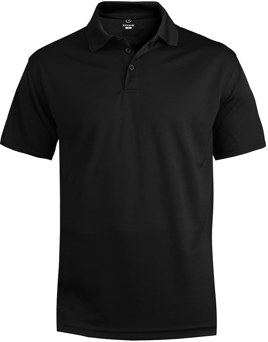 Edwards Performance Flat Knit Short Sleeve Polo 1580 with Custom Embroidery