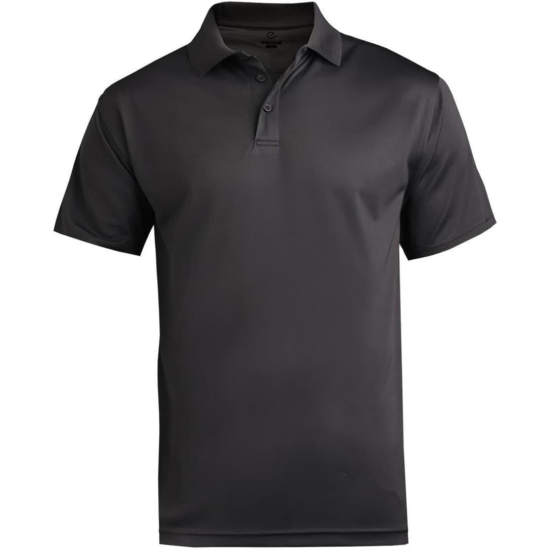 no-logo Edwards Performance Flat Knit Short Sleeve Polo