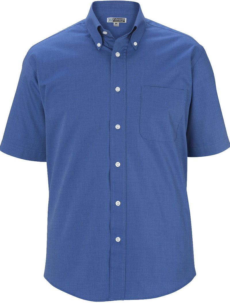 Edwards Pinpoint Oxford Shirt Short Sleeve