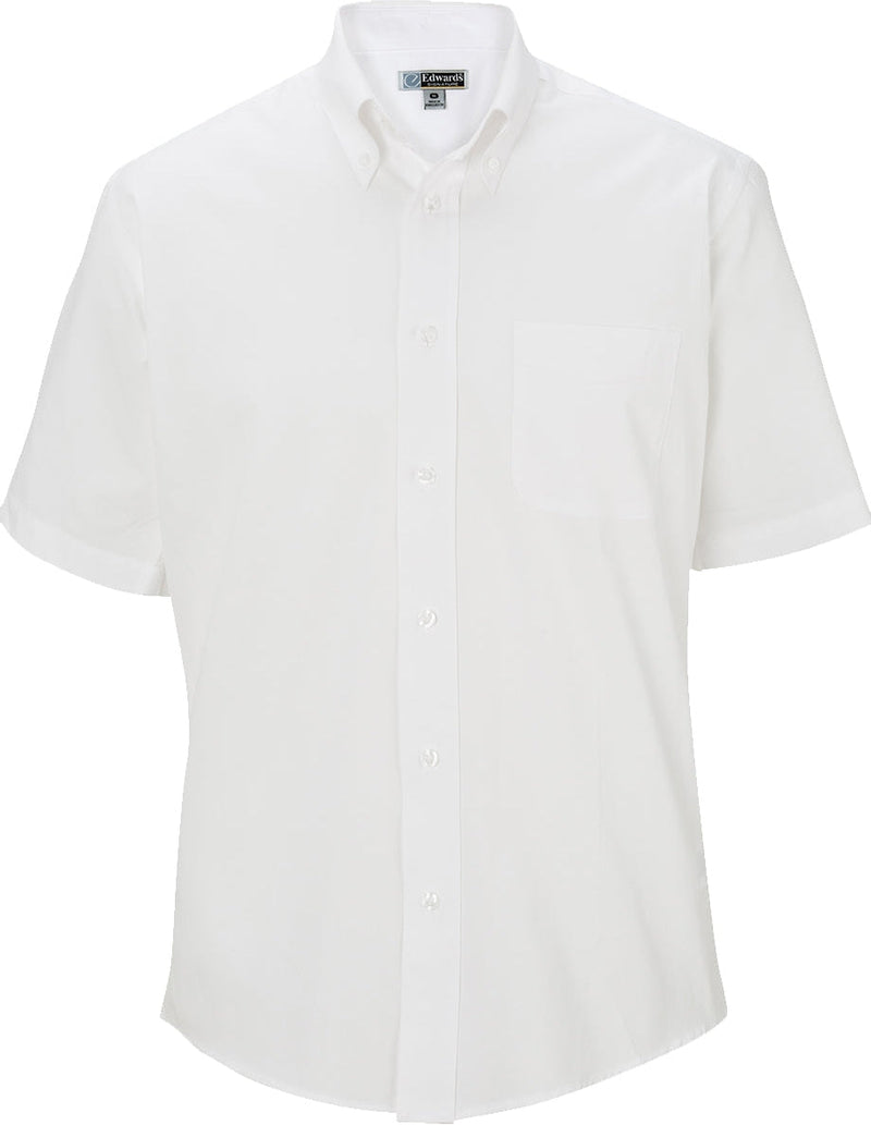 Edwards Pinpoint Oxford Shirt Short Sleeve