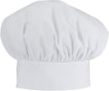 no-logo Edwards Poplin Chef Hat-CHEFS WEAR-Edwards-White-1 Size-Thread Logic 