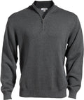 Edwards Quarter Zip Cotton Blend Sweater