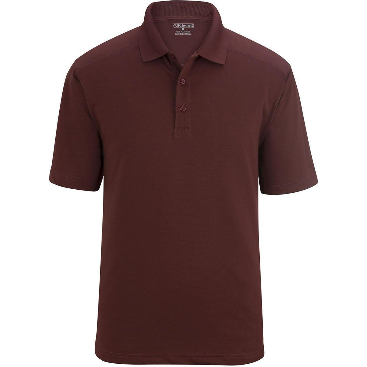 no-logo Edwards Snag Proof Polo-Men's Polos-Edwards-Burgundy-S-Thread Logic