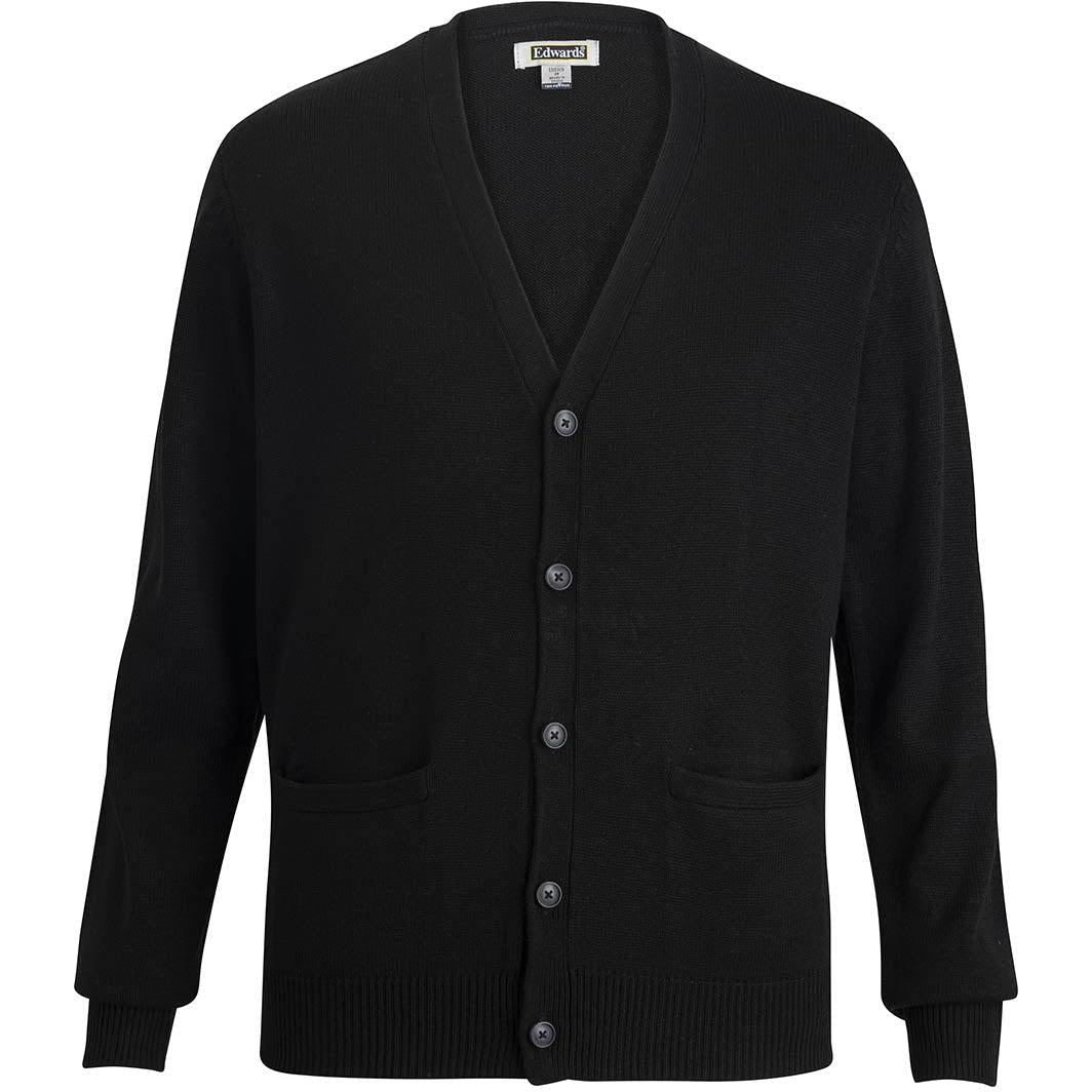 logo-left Edwards Unisex Cardigan With Pockets