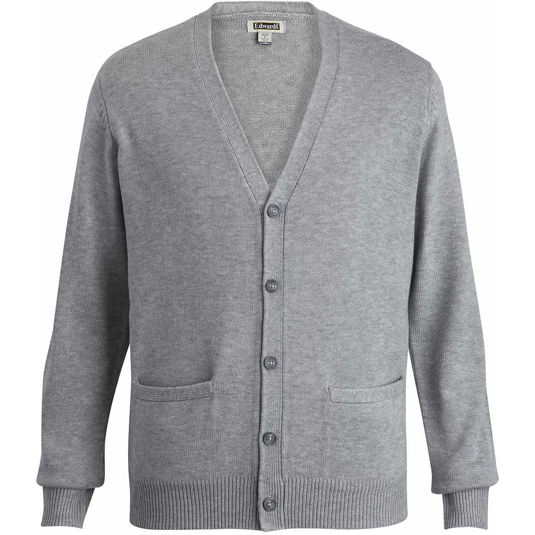 logo-left Edwards Unisex Cardigan With Pockets