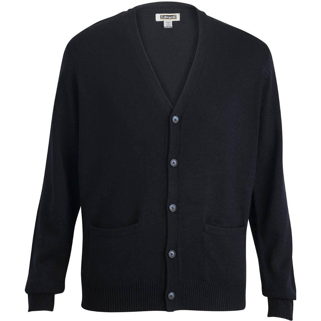 logo-left Edwards Unisex Cardigan With Pockets