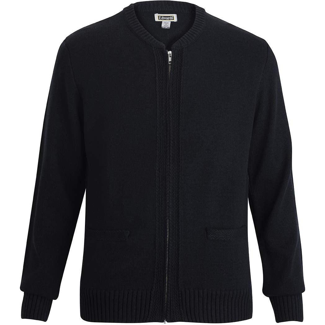 logo-left Edwards Unisex Full Zip Cardigan