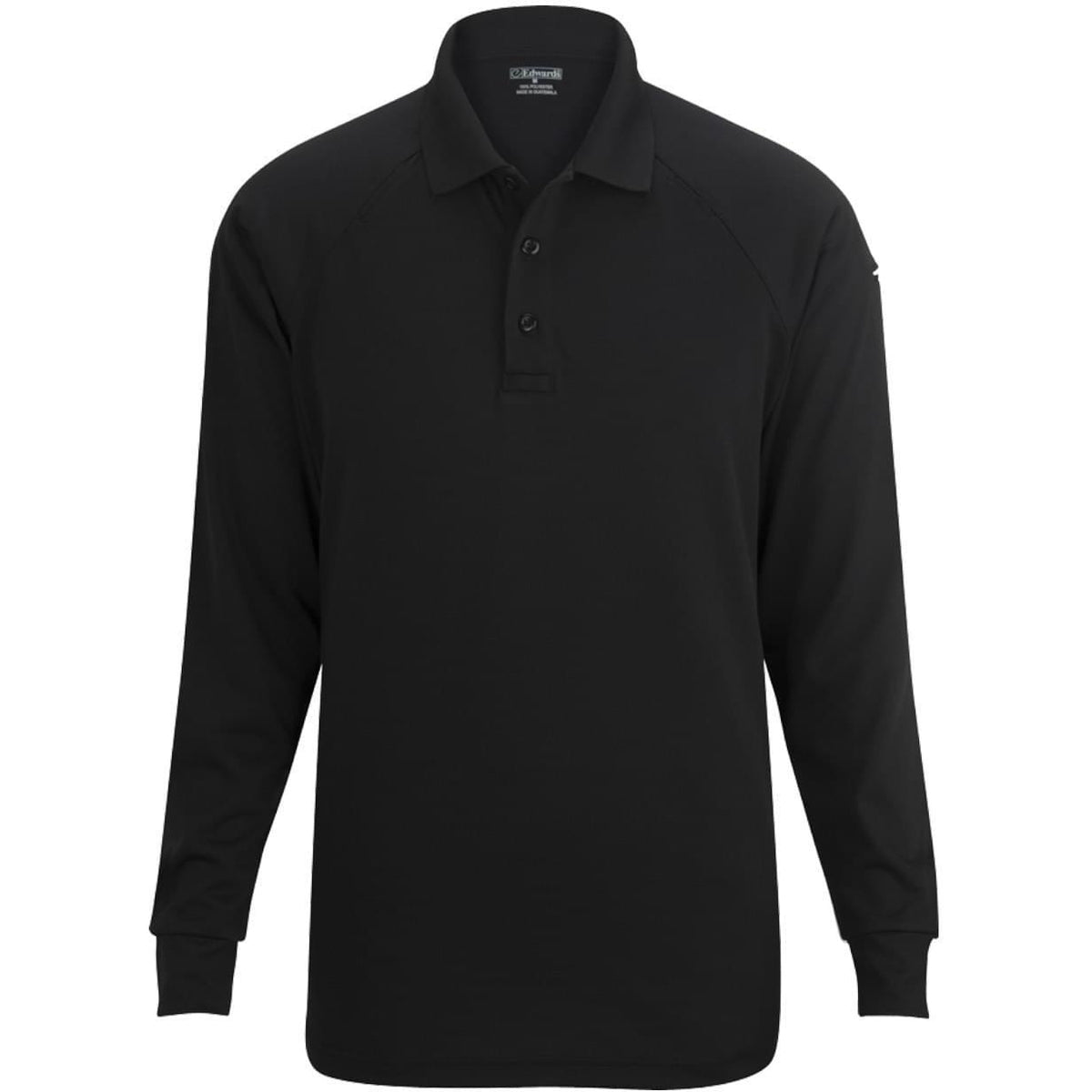 no-logo Edwards Unisex Tactical Snag Proof Long Sleeve Polo Shirt