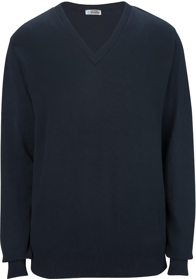 Edwards V Neck Cotton Blend Sweater