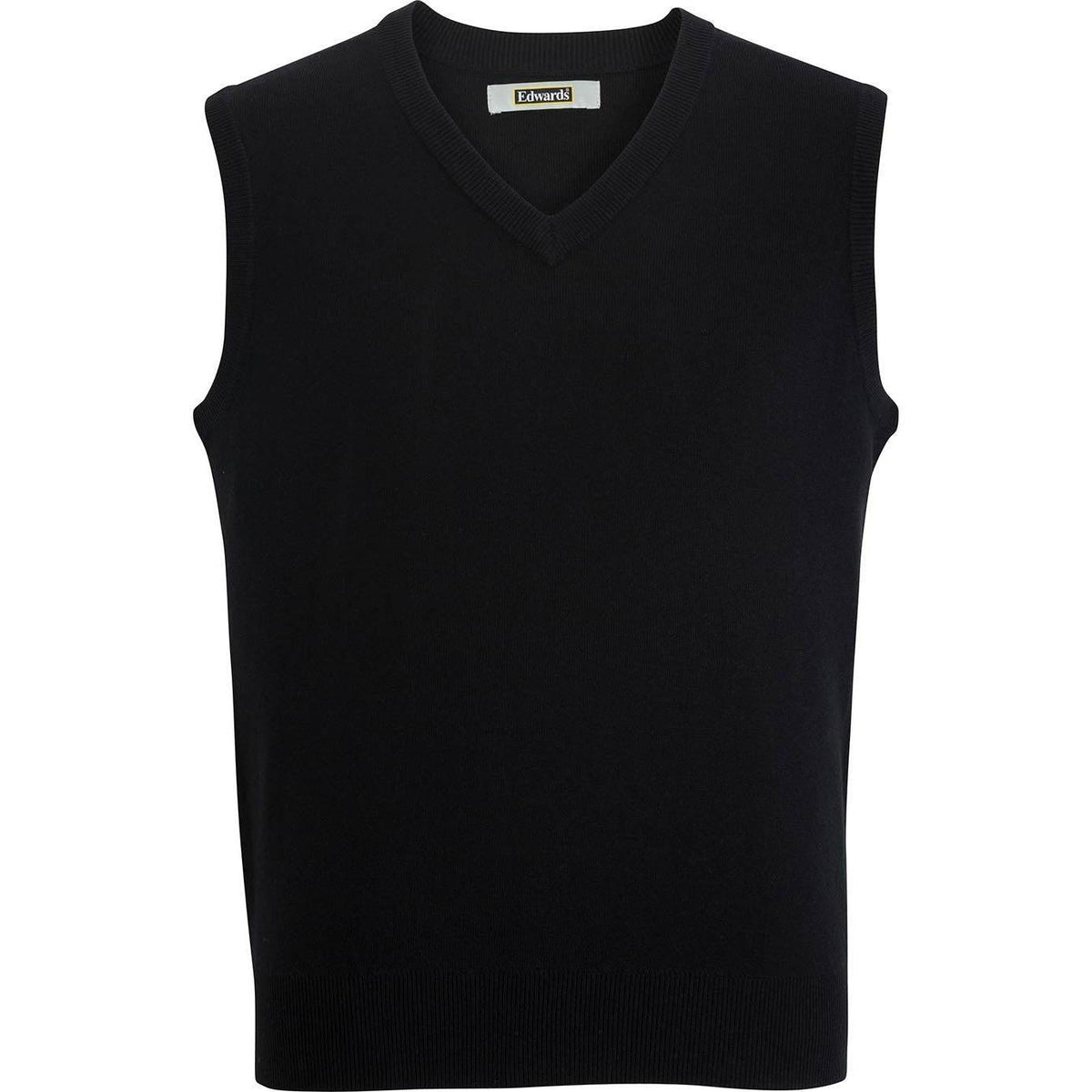 no-logo Edwards V Neck Vest Interlock Acrylic