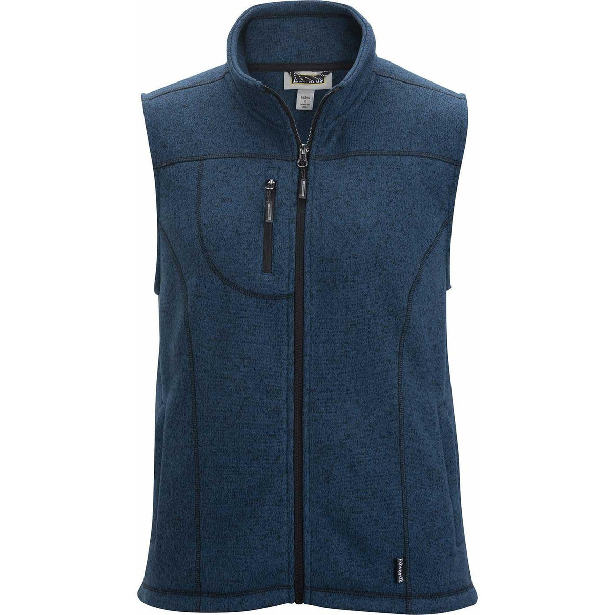 no-logo Edwards Womens Sweater Knit Fleece Vest