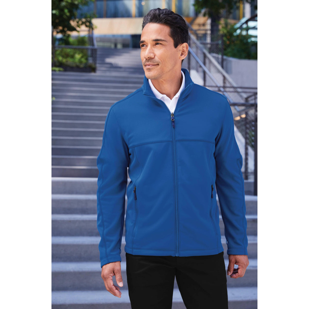 no-logo Port Authority Collective Smooth Fleece Jacket-Regular-Port Authority-Thread Logic
