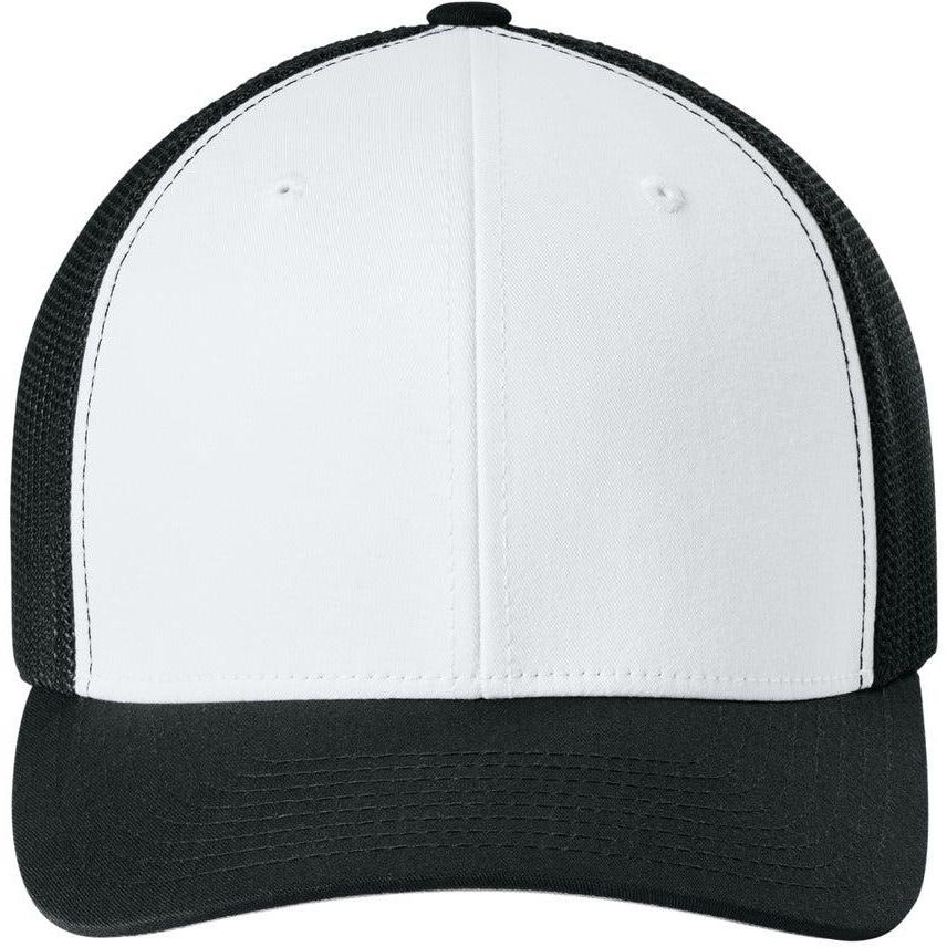 no-logo Flexfit Trucker Mesh Cap