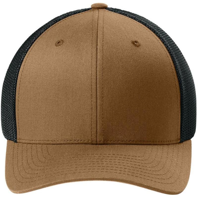 no-logo Flexfit Trucker Mesh Cap