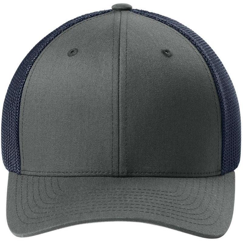 no-logo Flexfit Trucker Mesh Cap