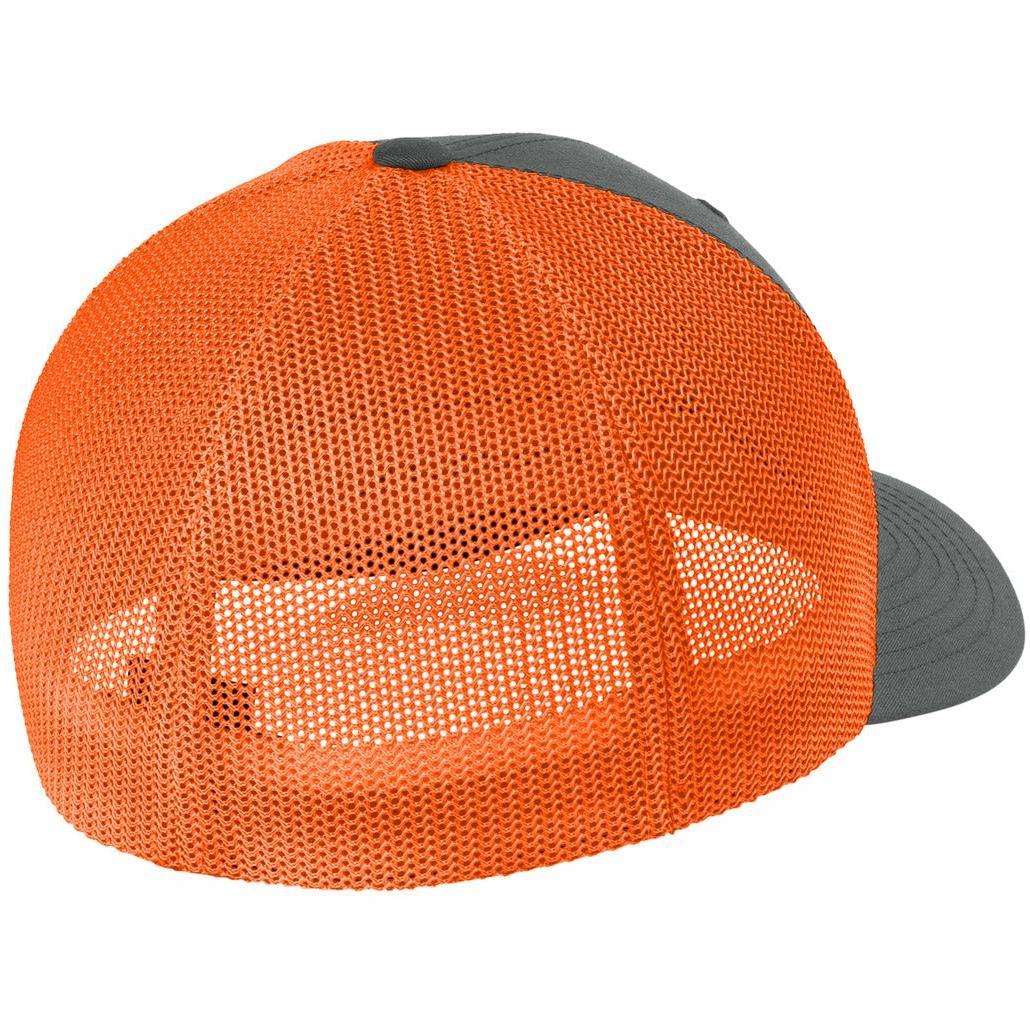 no-logo Flexfit Trucker Mesh Cap