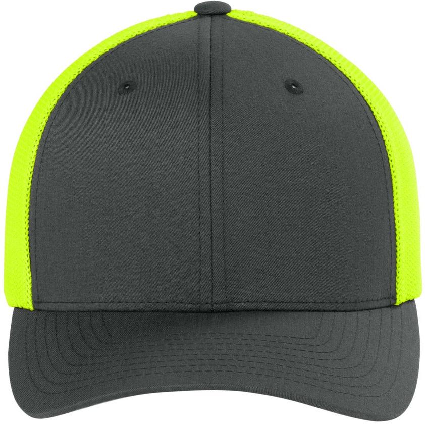 no-logo Flexfit Trucker Mesh Cap