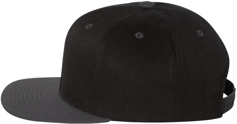 no-logo Flexfit 110 Flat Bill Snapback Cap-Caps-Flexfit-Thread Logic 