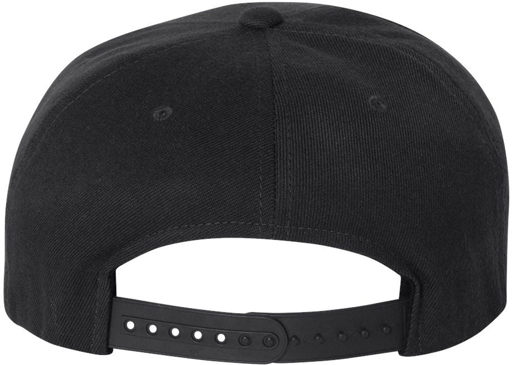 no-logo Flexfit 110 Flat Bill Snapback Cap-Caps-Flexfit-Thread Logic 