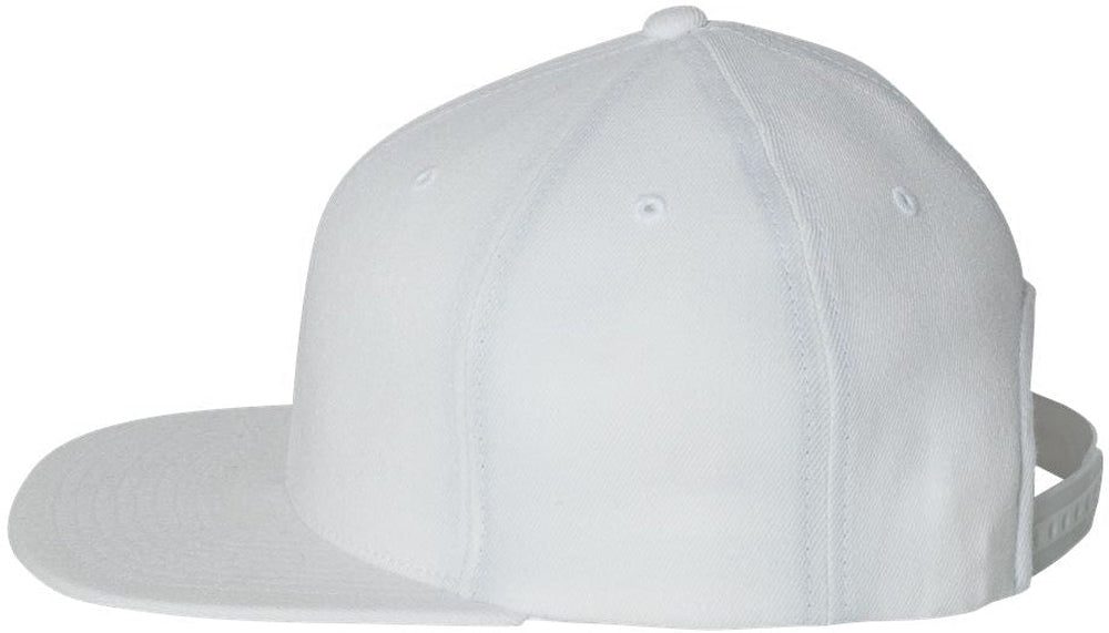 no-logo Flexfit 110 Flat Bill Snapback Cap-Caps-Flexfit-Thread Logic 