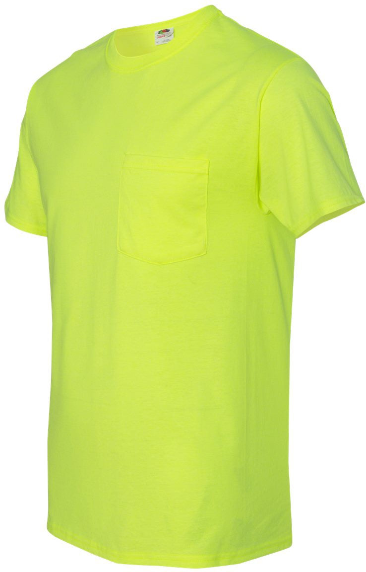 no-logo Fruit of the Loom HD Cotton T-Shirt with a Pocket-T-Shirts-Fruit of the Loom-Thread Logic