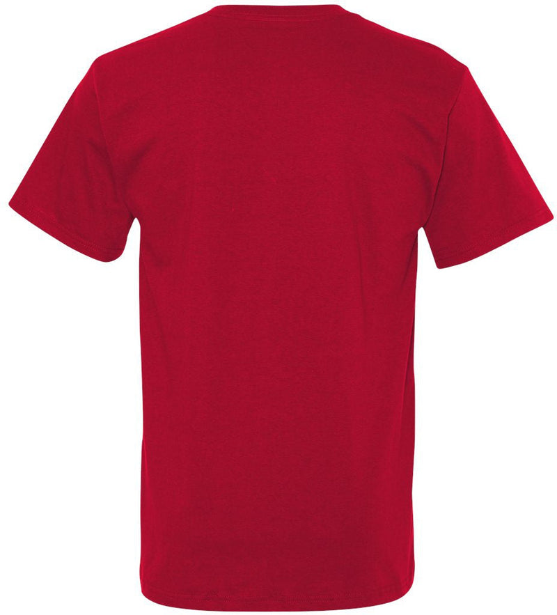 no-logo Fruit of the Loom HD Cotton V-Neck T-Shirt-Men's T Shirts-Fruit of the Loom-Thread Logic