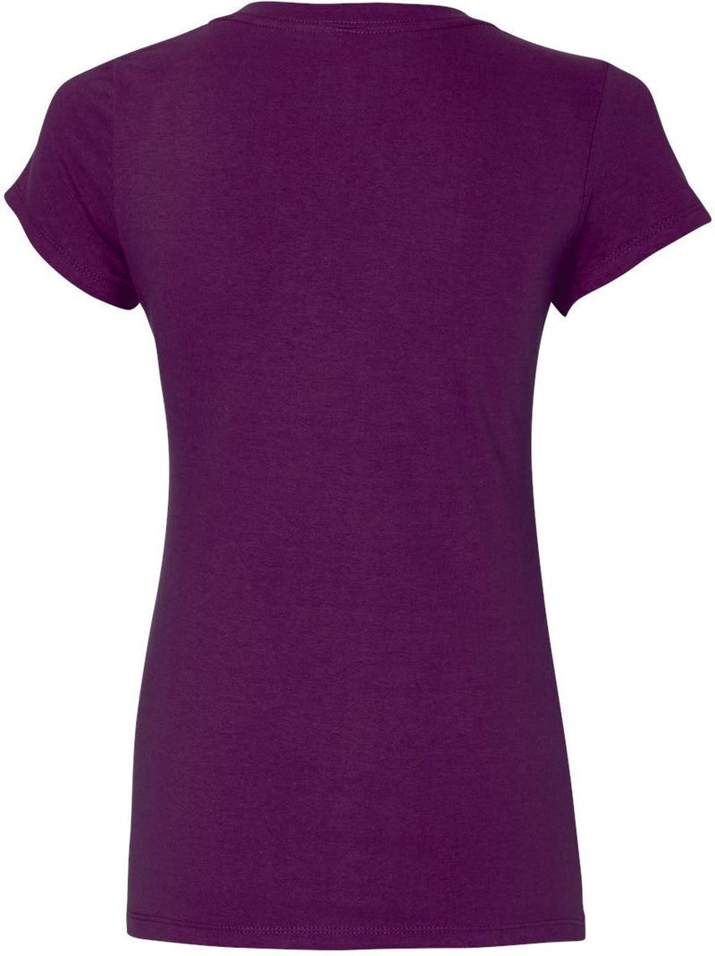 no-logo Fruit of the Loom Sofspun® Ladies V-Neck T-Shirt-T-Shirts-Fruit of the Loom-Thread Logic