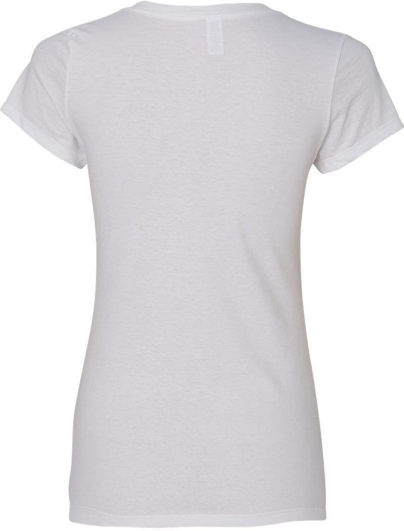 no-logo Fruit of the Loom Sofspun® Ladies V-Neck T-Shirt-T-Shirts-Fruit of the Loom-Thread Logic