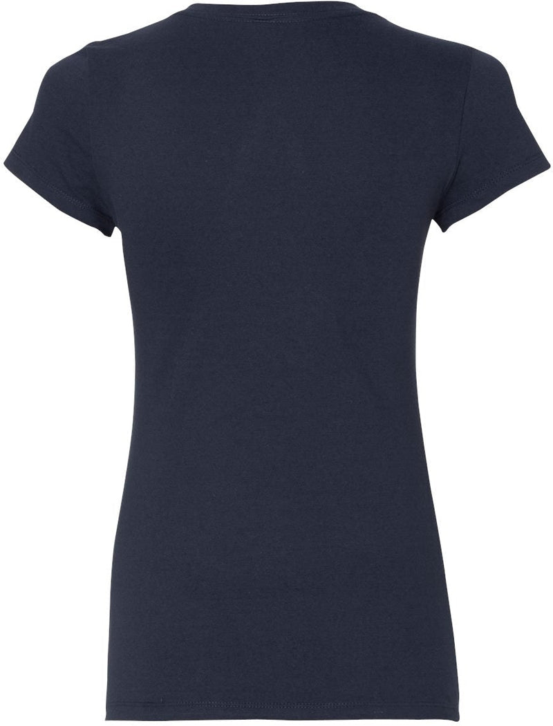 no-logo Fruit of the Loom Sofspun® Ladies V-Neck T-Shirt-T-Shirts-Fruit of the Loom-Thread Logic