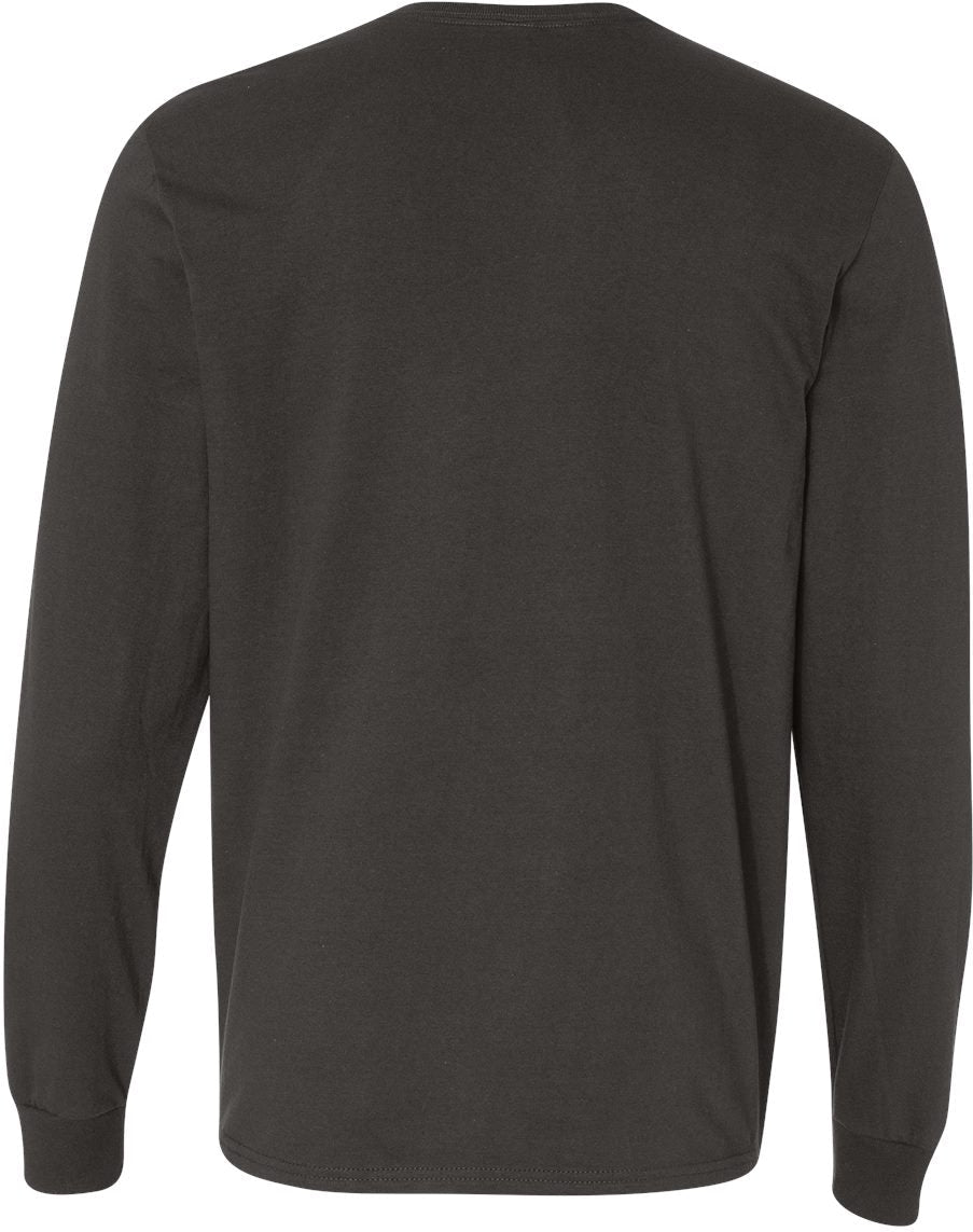 no-logo Fruit of the Loom Sofspun® Long Sleeve T-Shirt-T-Shirts - Long Sleeve-Fruit of the Loom-Thread Logic