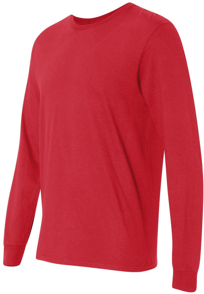 no-logo Fruit of the Loom Sofspun® Long Sleeve T-Shirt-T-Shirts - Long Sleeve-Fruit of the Loom-Thread Logic