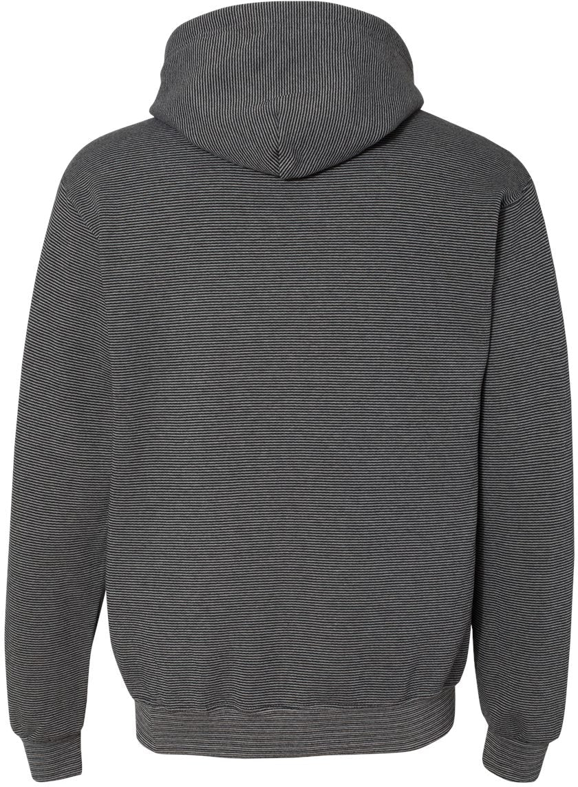 no-logo Fruit of the Loom Sofspun® Microstripe Hooded Pullover Sweatshirt-Fleece-Fruit of the Loom-Thread Logic