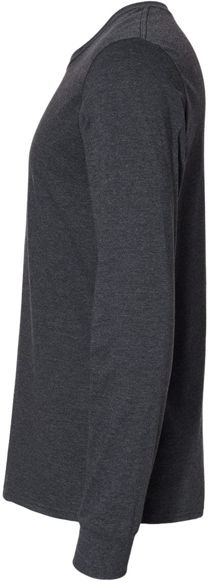 no-logo Fruit of the Loom Unisex Iconic Long Sleeve T-Shirt-T-Shirts - Long Sleeve-Fruit of the Loom-Thread Logic