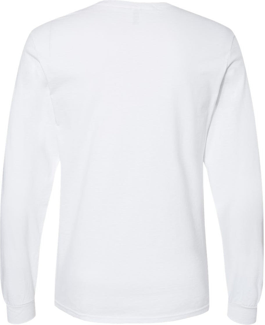 no-logo Fruit of the Loom Unisex Iconic Long Sleeve T-Shirt-T-Shirts - Long Sleeve-Fruit of the Loom-Thread Logic